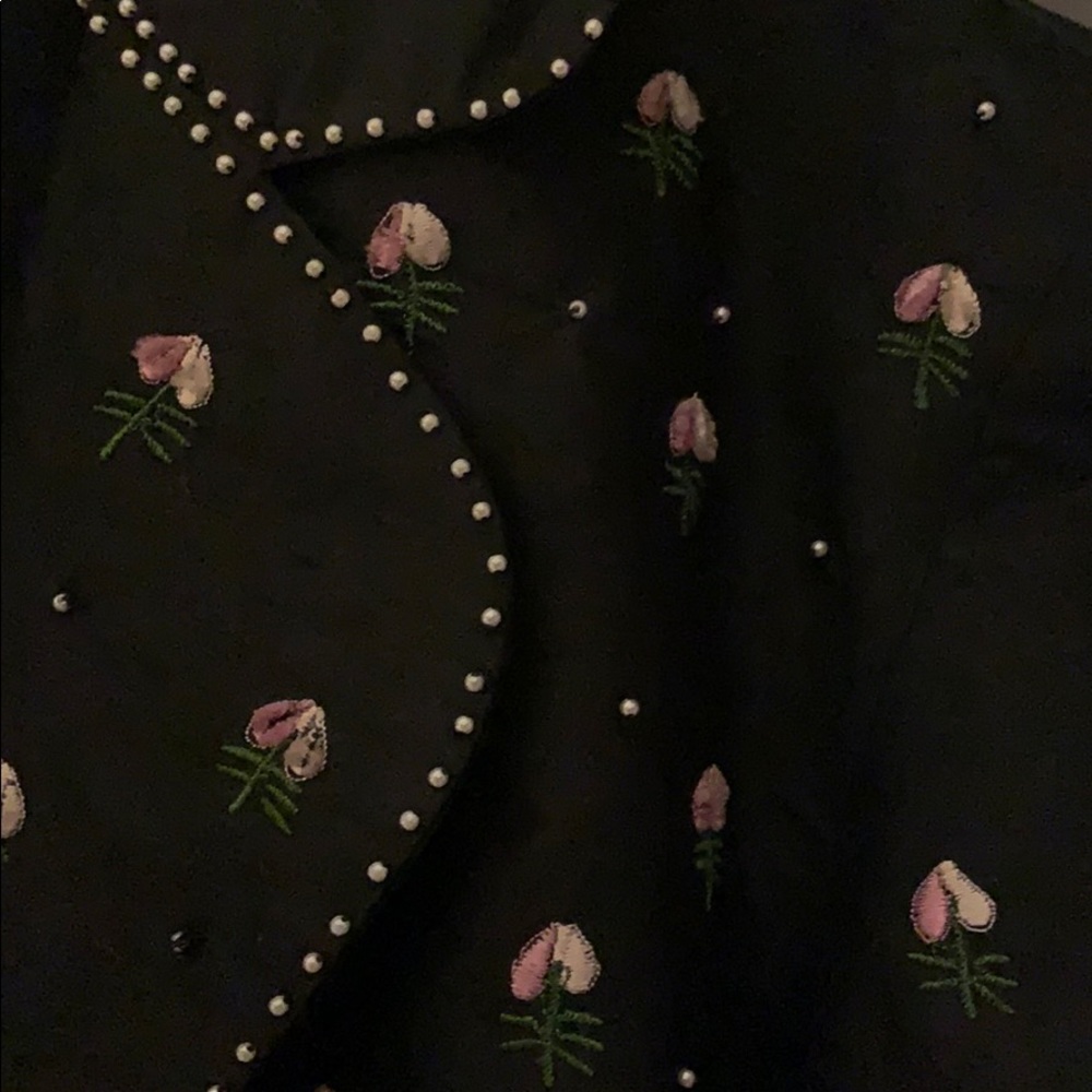 UEC Anthropologie Stylish Silk Blazer - Picture 4 of 6